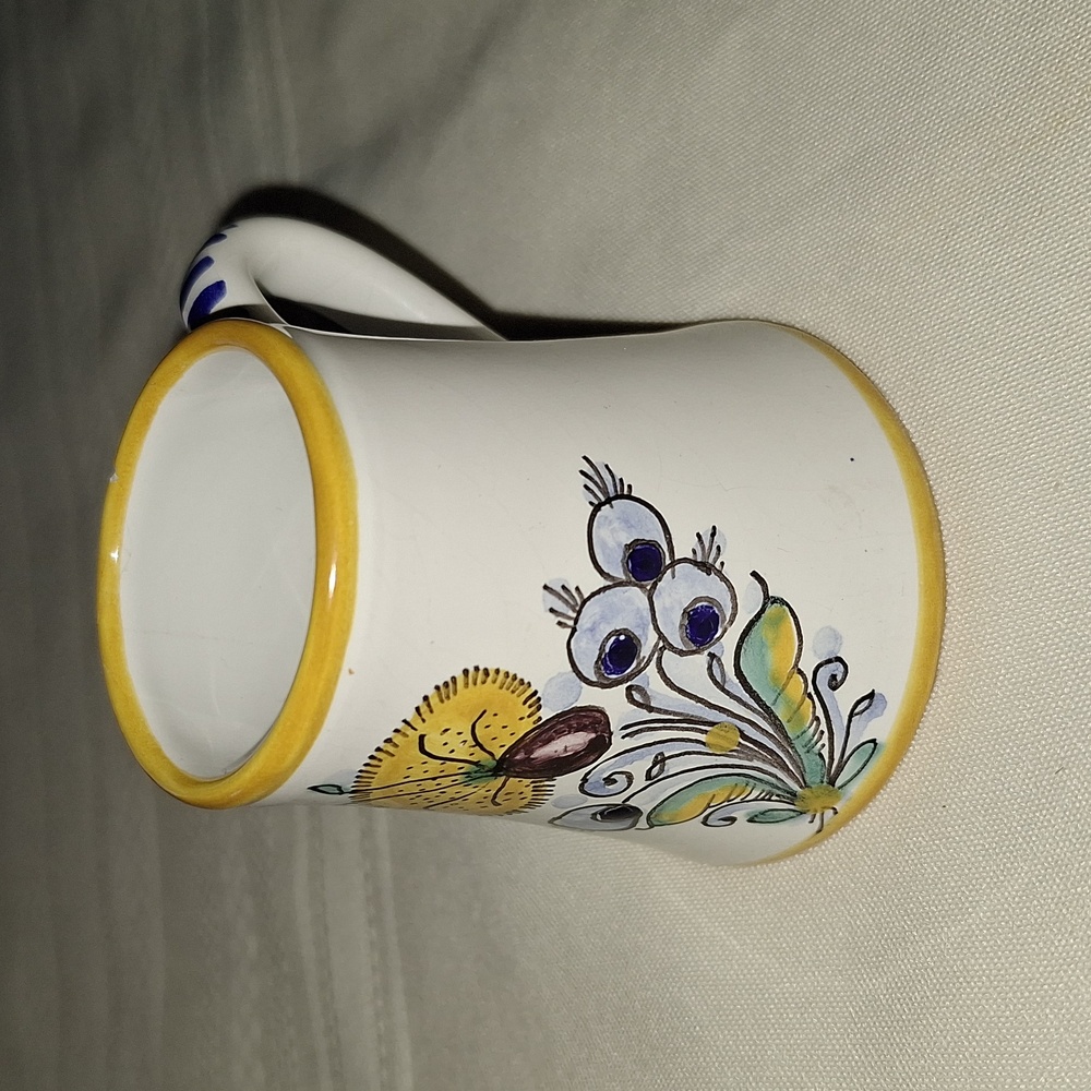 Czech ceramic, hand-painted vessel